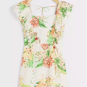 NWT Farm Rio Denyse Linen Mini Dress XS